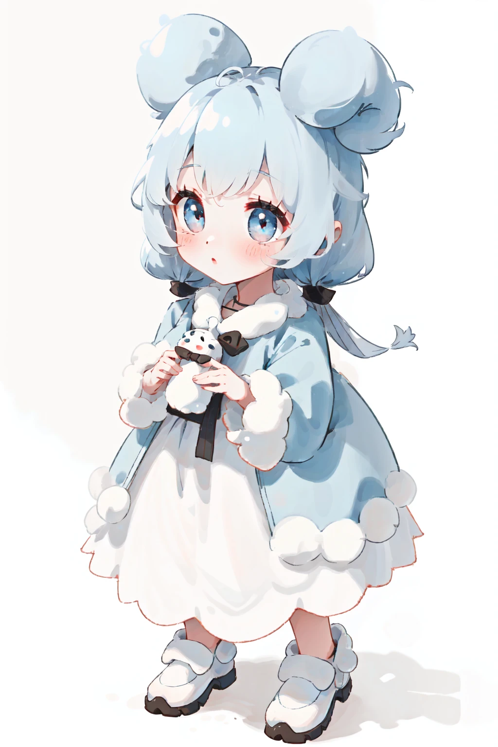 The girl who looks like marshmallow