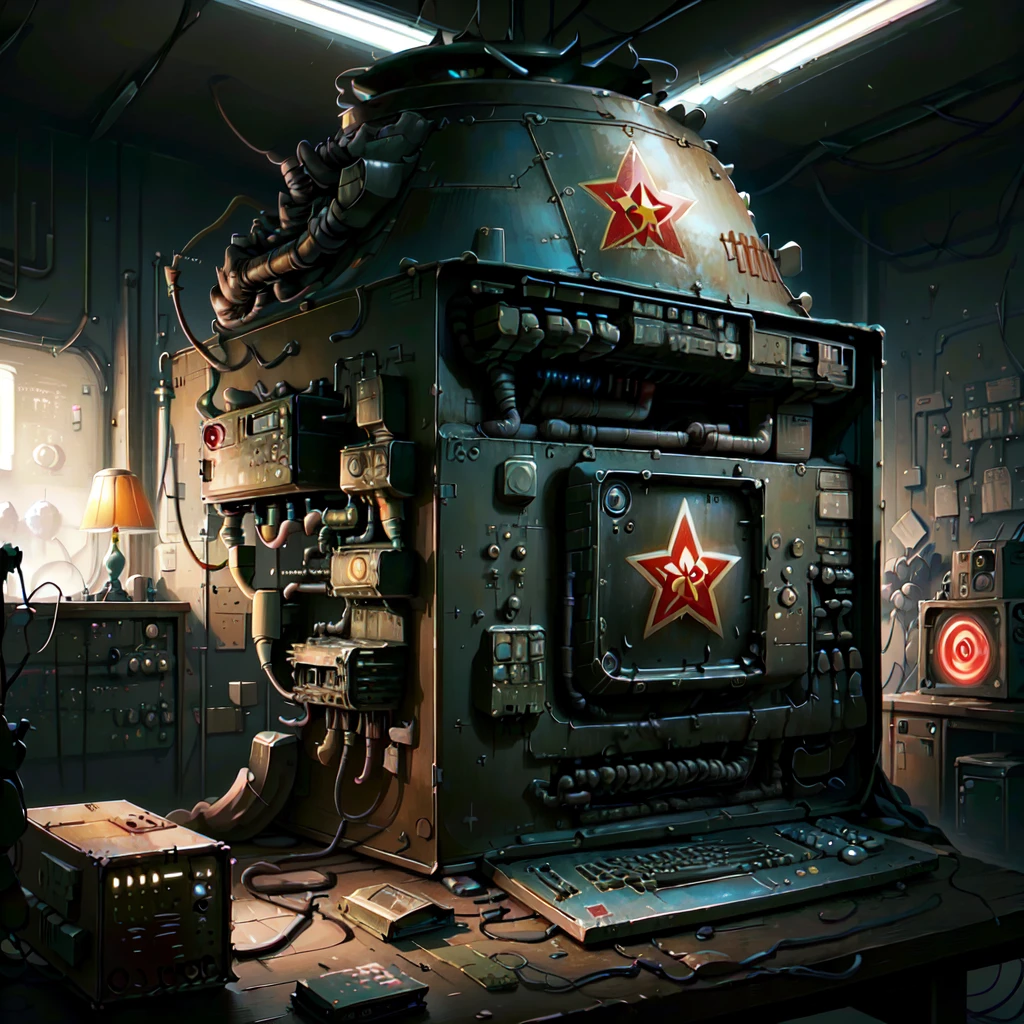 <lora:SovietPunkAIv2:.9>  SovietPunkAI computer