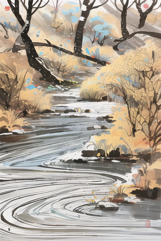 中国彩墨-Chinese ink painting