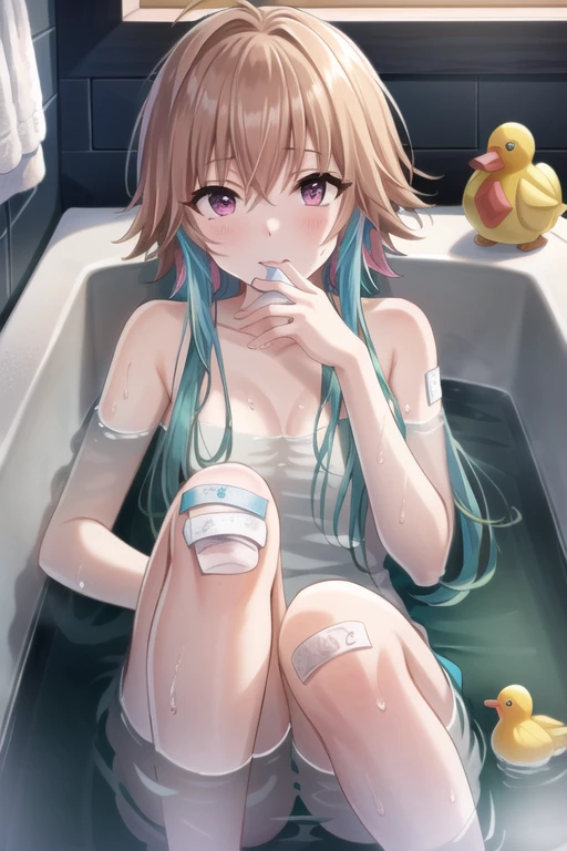 (((masterpiece))),(((best quality))),(ultra-detailed,high resolution:1.2),(illustration),((an extremely delicate and beautiful)),(detailed background), ahegao, (double peace), ((((lying on back)))), vaginal penis, hand job,cm in pussy, ((((wrestling ring)))), ((1petit girl)and(3boys)), multiple boys, hetero, ((((1petit girl,short stature)))),((((miyako(swimsuit)/(blue archive/)))),official style, (slender body:1.4), (long hair,ponytail),white hair,bangs, purple eyes, (small breasts), covered navel, collarbone, pale skin,shiny skin, ((She wears one piece swimsuit,frilly swimsuit, hair ribbon)), ((((panicking)))), (wavy mouth), open mouth, (cum on clothes,cum on body,excessive cum:1.4),cum facial,bukkake,cum on hair, clothing aside, clothed, (3boys,tall stature:1.4), large penis, text,