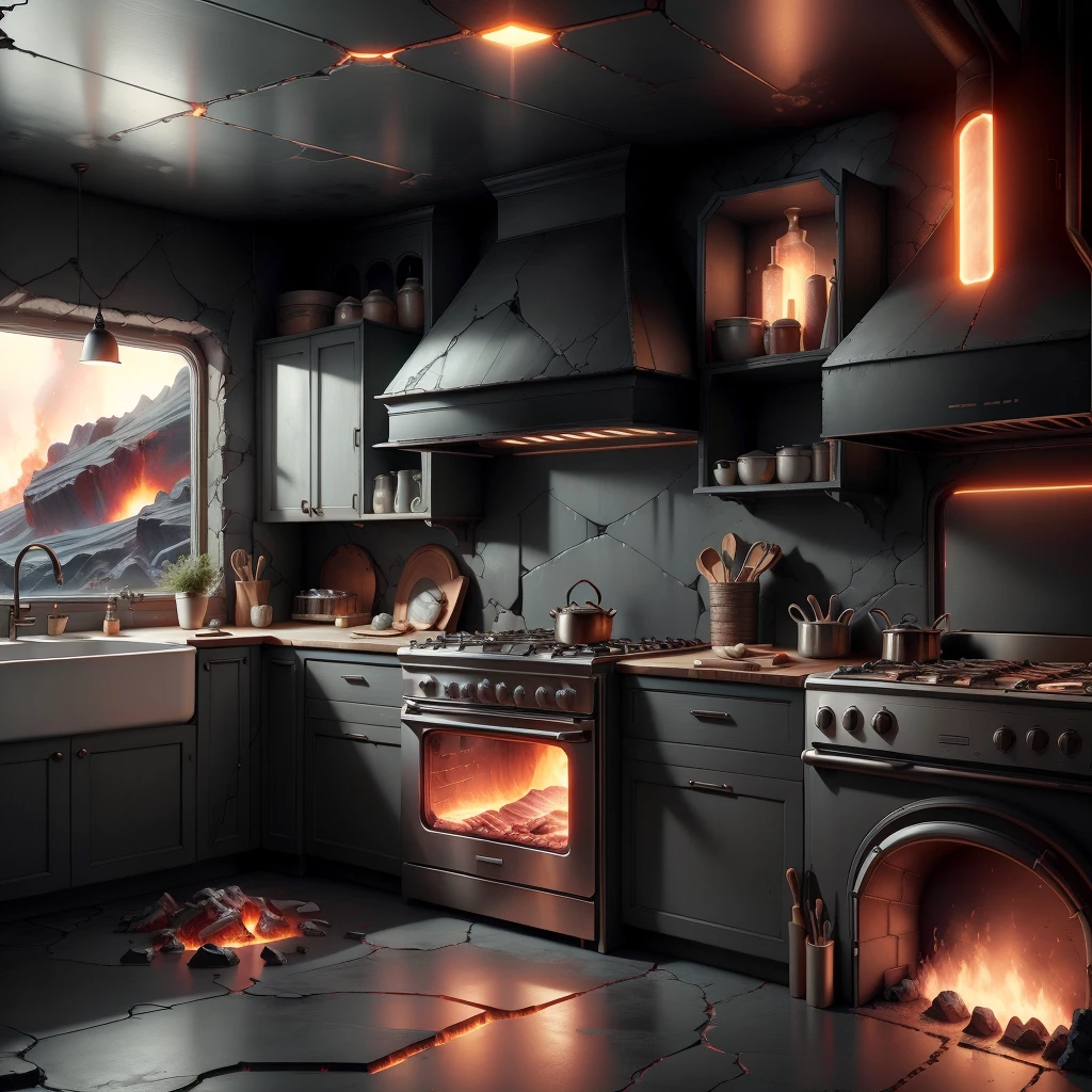 <lora:MagmaTech-20:1.1>,MagmaTech,
lava, scifi,
kitchen,