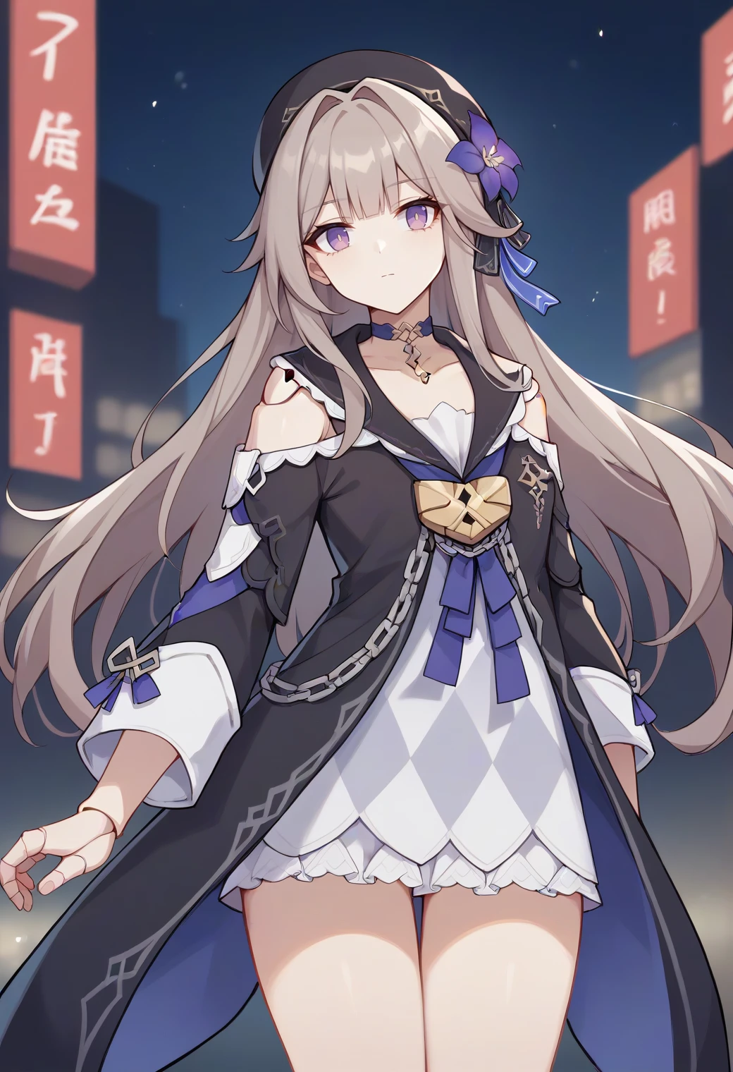 1girl,((wearing headphones:1)),((earphone:1.2)), (((beating notes:1.5))),(((music player machine))), high ponytail hair, night, dynamic pose, (denim shorts, sweater hoodie), solo, cityscape, official art, unity 8k wallpaper, ultra detailed, beautiful and aesthetic, masterpiece,best quality,
neon,CyberpunkAI <lora:CyberPunkAI:0.65>