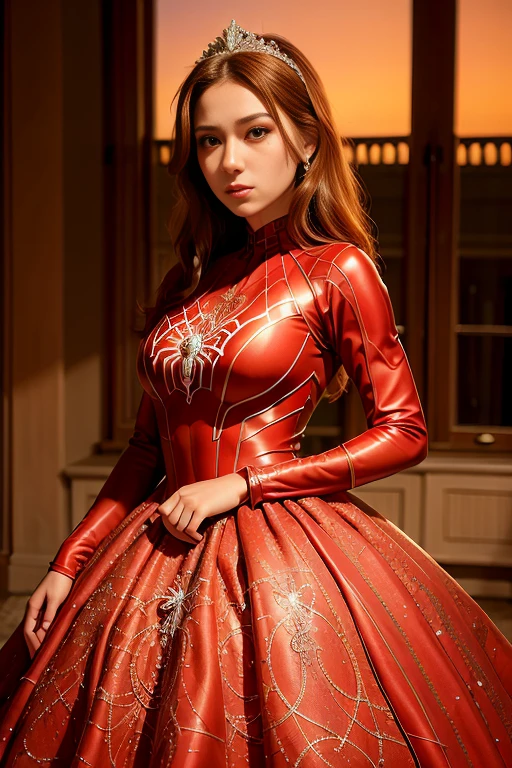 <lora:betterCuteAsian03:0.3>, (wearing wedding princess dress, wearing spiderwoman_cosplay_outfit:1.3), sunset, red and blue dress,
good hand,4k, high-res, masterpiece, best quality, head:1.3,((Hasselblad photography)), finely detailed skin, sharp focus, (cinematic lighting), night, soft lighting, dynamic angle, [:(detailed face:1.2):0.2], medium breasts, outside, <lyco:spiderwoman_wedding:0.5>