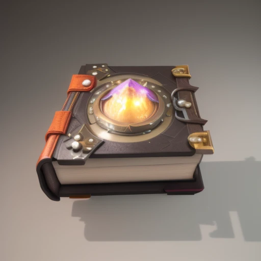 A book of spells in a red cover, studded with topaz,gameicon,masterpiece,best quality,ultra-detailed,masterpieces, HD
Transparent background, 3D rendering
2D, Blender cycle, Volume light,
No human, objectification, fantasy <lora:mofashu:1>