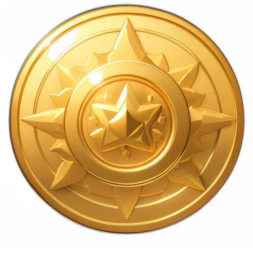 A Silver coin,(an coin:1.25),(Pure Gold:1.1),(cartoon,3d:1.3),(masterpiece, top quality,best quality, official art, beautiful and aesthetic:1.2),Game ICON,HD Transparent background,Volume light,No human,fantasy,best quality,,game coin, <lora:coin:0.5>