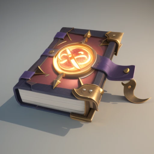 A book of spells in a red cover, studded with topaz,gameicon,masterpiece,best quality,ultra-detailed,masterpieces, HD
Transparent background, 3D rendering
2D, Blender cycle, Volume light,
No human, objectification, fantasy <lora:mofashu:1>