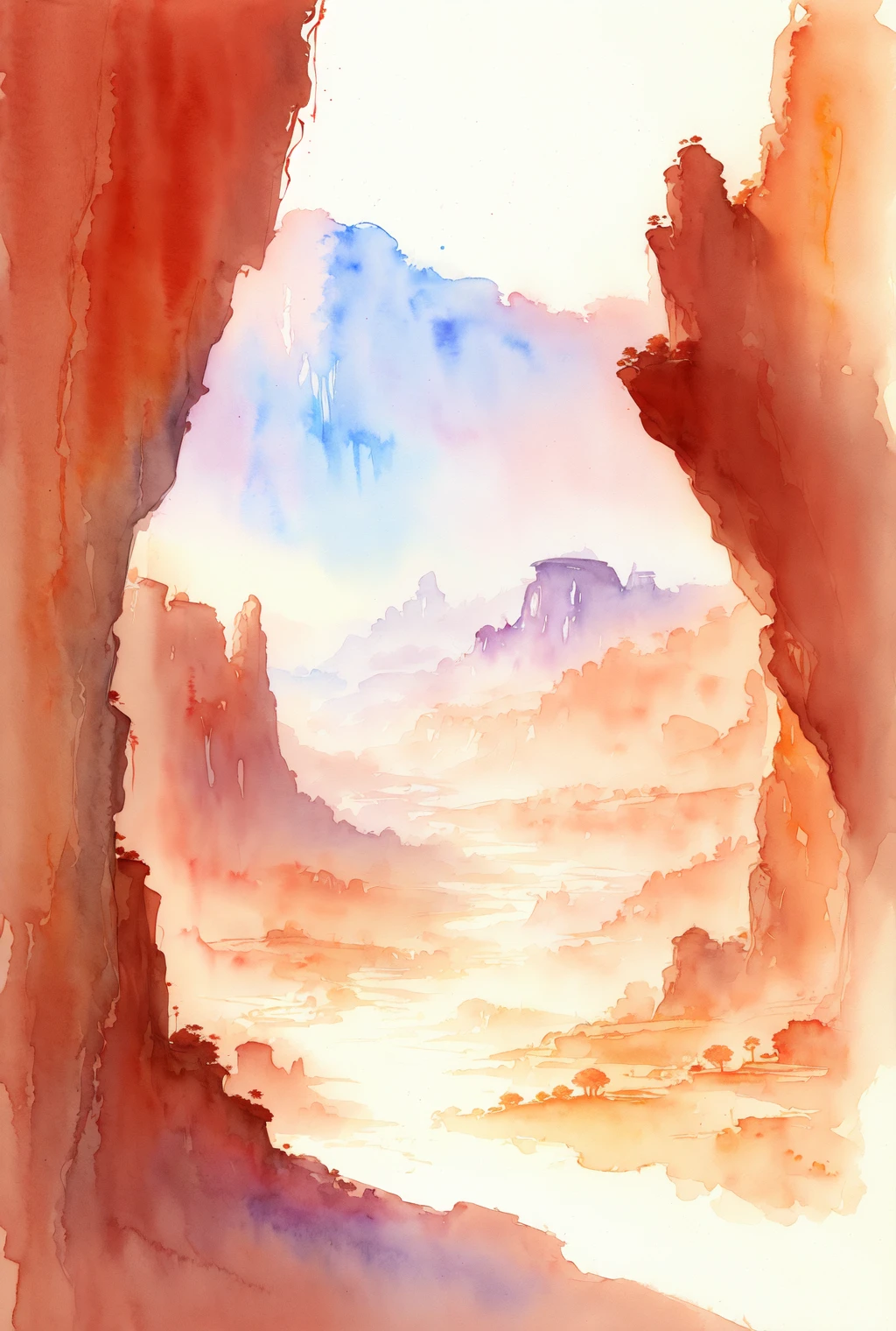 ( watercolor \(medium\), drawing, IrisCompiet:1.2),<lora:IrisCompietStyle:0.9>, painting of arid desert, landscape, sfw