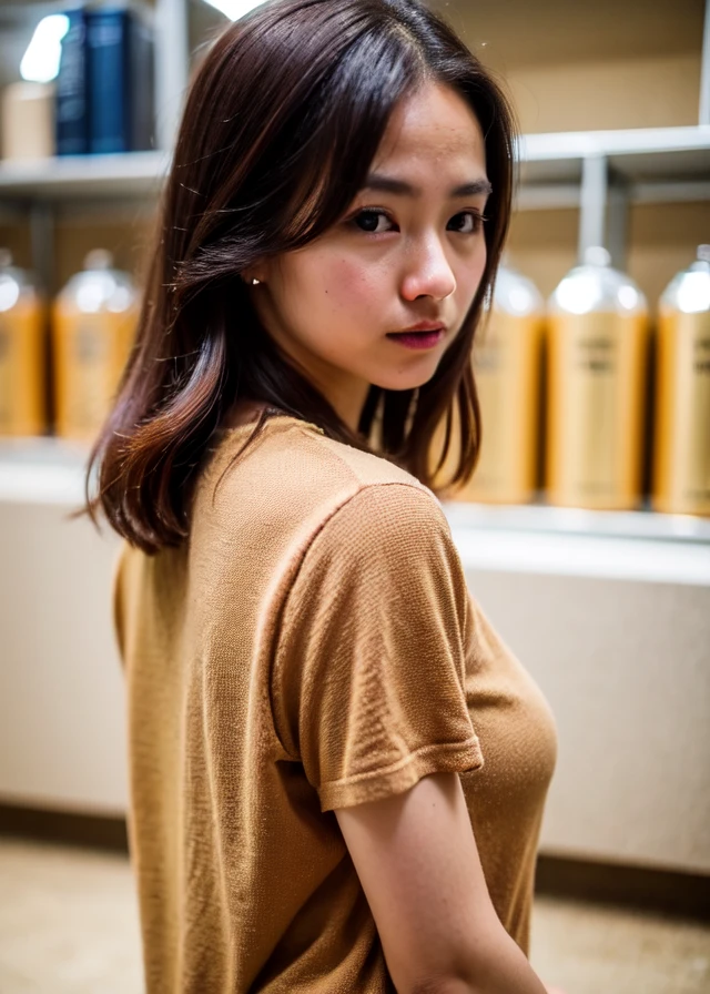 high-quality and detailed face, perfect face, (upper body:1.2),
a photograph 1girl, gigantic breasts, wear a miniskirt nurse costume , (ringed eyes:1.1), volumetric light, soft focus, (looking at viewer, cowboy shot:1.3), (beautiful face,cute, pretty, beautiful woman:1.3), wearing school girl,
outdoors, day light, ( brown hime cut hair:1.3), (freckles:0.5), (dark mole:0.3), grain, depth of field, soft lights, muted colors, sunshade, (wear a open blouse:1.3), wear a wristwatch, earrings, necklace,
from behind , in the (energy plant:1.4),, Ultra-high quality photos, RAW photo, beautiful detailed face and eyes, (photorealistic:1.4), best quality, highres, realistic, 16k, caustics, Core shadow, dynamic light, beautiful and delicate lips, delicate fingers, detailed pupil, real human skin, (Extremely detailed),