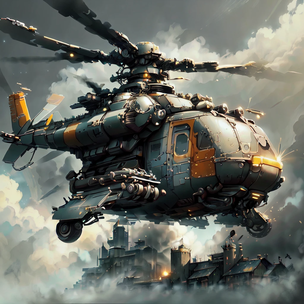 <lora:CnCGDIAIv2:1> CnCGDIAI helicopter