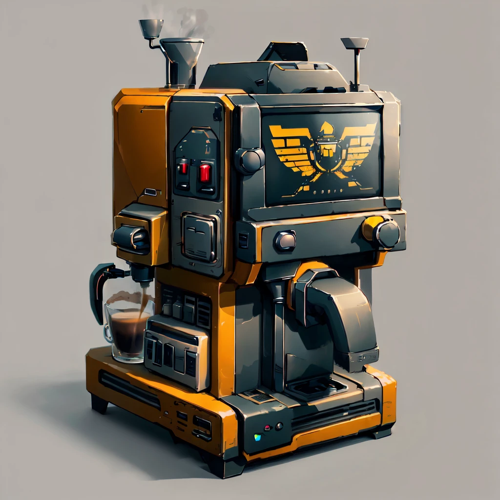 <lora:CnCGDIAIv2:.95> CnCGDIAI coffee machine