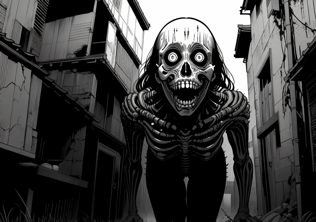 best quality,masterpiece,<lyco:itoStyleLoRA:0.6>,junji ito style,inked,horror manga,giger,give you my heart,