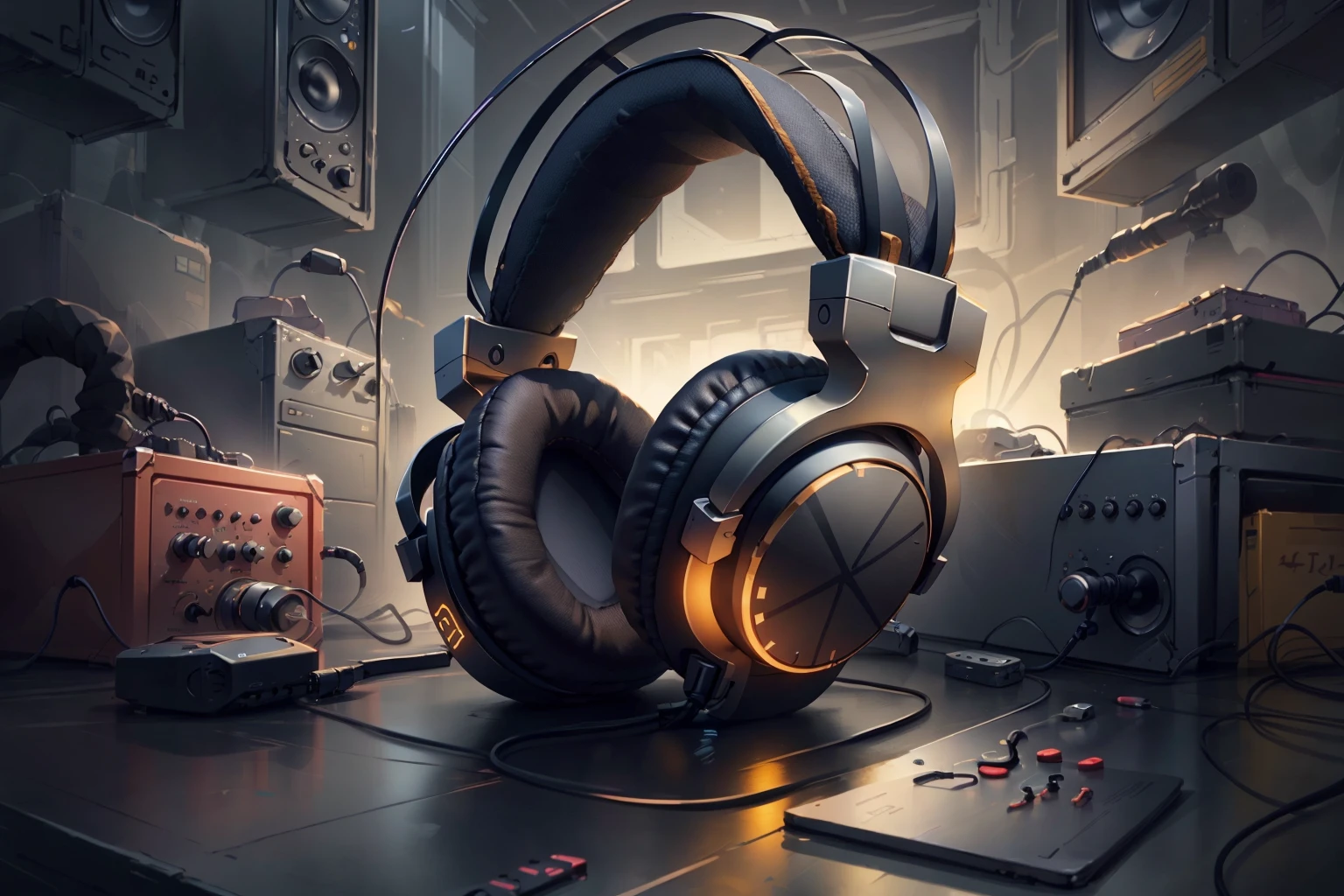 <lora:CnCGDIAIv2:.8> CnCGDIAI a audio headphones