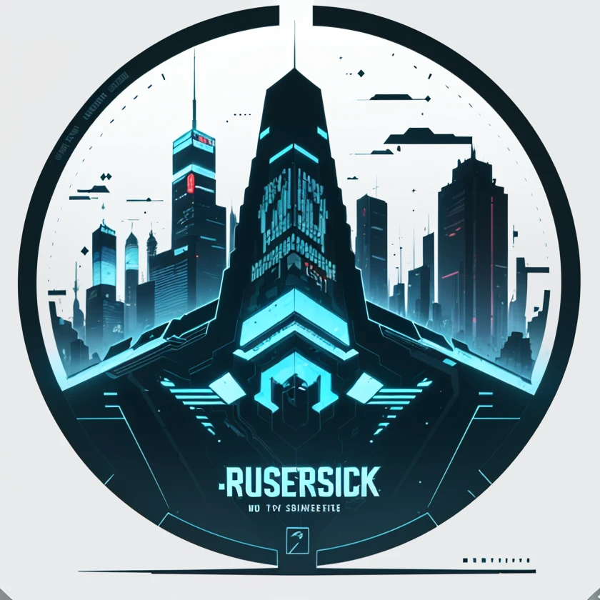 (masterpiece:1.2, best quality),
Graphic details, perfect design,
cyberpunk Forts, cyberpunk towers, cities,positive and negative space,Black and white portrait:1.4,Badges, circles, wings, graphics,Symbol, totem,white background,simple background,parody, solo, grey,rhodes island logo,Military armband,cyberpunk