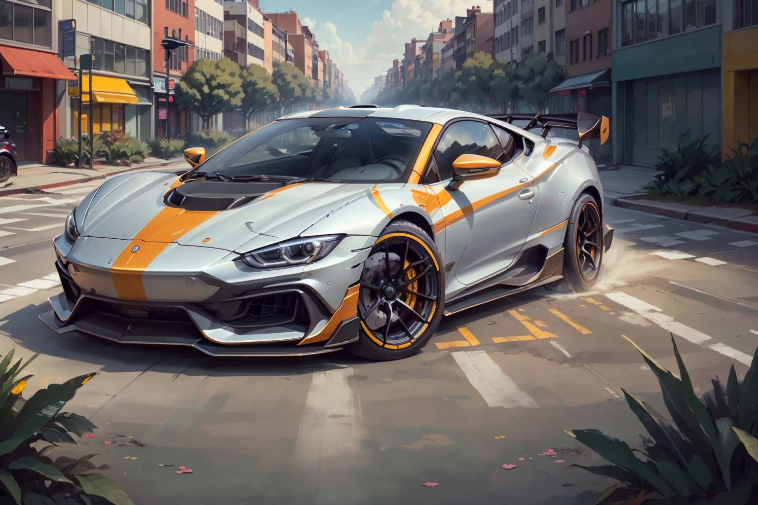 <lora:CnCGDIAIv2:.8> CnCGDIAI a sport car in street