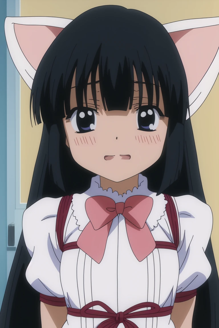 <lora:KodomoNoJikan_kagami kuro:0.7> kagami kuro, shironeko dress, shibari, 8k, masterpiece, absurdres, anime,