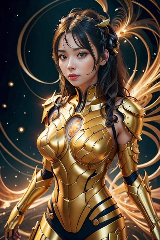 <lora:betterCuteAsian03:0.3>, a woman, (wearing yellow irongirl_suit made_of_fractals:0.5),(fractalized, fractal_body:1.3),
good hand,4k, high-res, masterpiece, best quality, head:1.3,((Hasselblad photography)), finely detailed skin, sharp focus, (cinematic lighting), night, soft lighting, dynamic angle, (detailed face without mask:1.2),(((city environment))), <lyco:irongirl_fractals_suit-10:0.35>