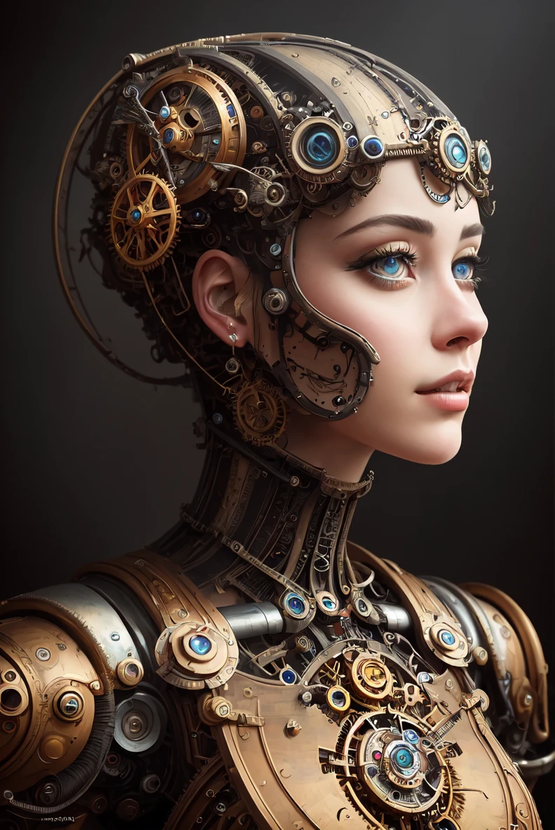 Best quality, masterpiece, ultra high res, (photorealistic:1.4), absurdres, (a best long shot photo of a mechanical girl), (koh_amberheard:0.8) ,fantasy scifi creature, hyper realistic, steampunk, intricate design, insanely detailed, fine details, SteamPunkAI, <lora:steampunkai:1>