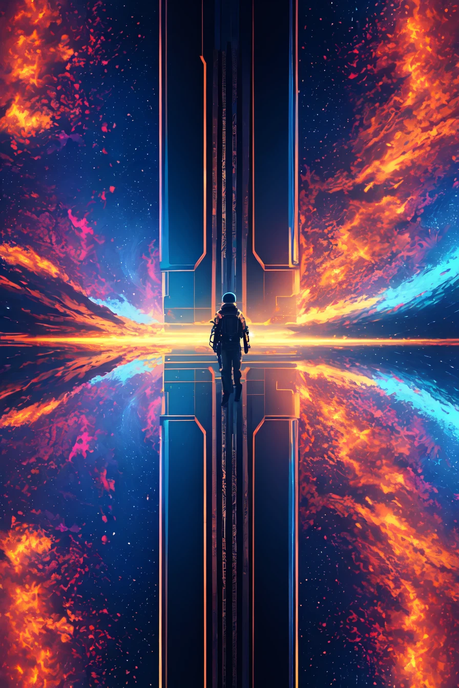 abstract dream, space, intricate, grand scale, alone, cinematic film still, insane detail, sharp focus, depth of field, realistic lighting, (realistic perspective), complex, (multiple subjects), 4k HDR