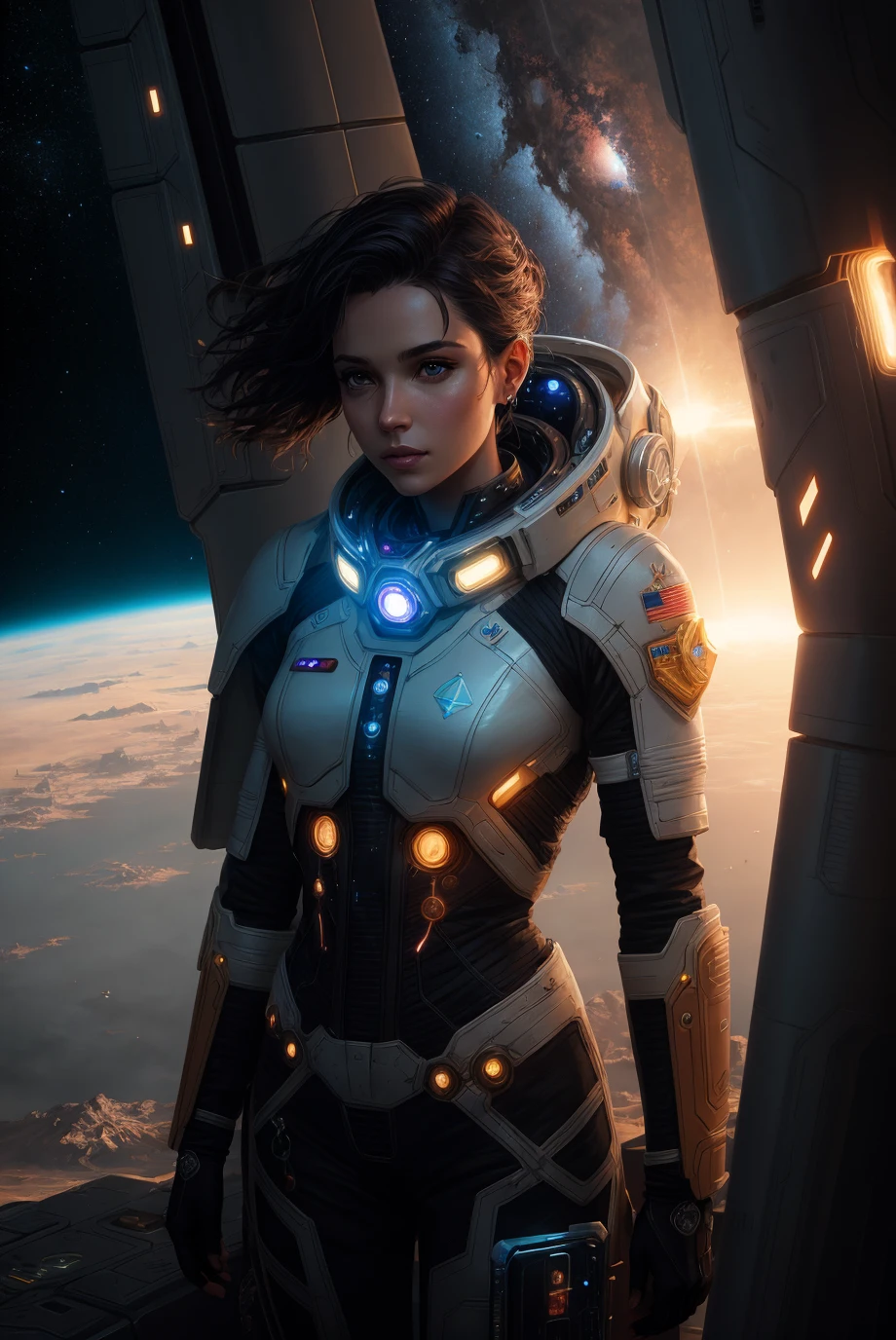 oil on matte canvas, sharp details, the expanse scifi spacescape ceres colony, intricate, highly detailed, digital painting, rich color, smooth, sharp focus, illustration, Unreal Engine 5, 8K, art by artgerm and greg rutkowski and alphonse mucha <lora:more_details:0.3>