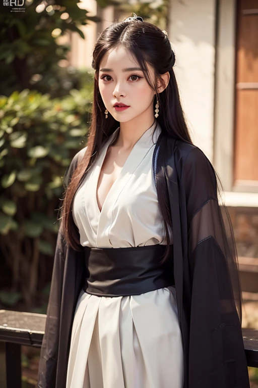 face lighting,bright backlight,medium breasts,super high resolution,best quality,Photos,4k,(Realistic:1.2),1girl,Long hair,(Half-body:1.2),Hanfu,<lora:girl_20230604210014-000002:0.7>,