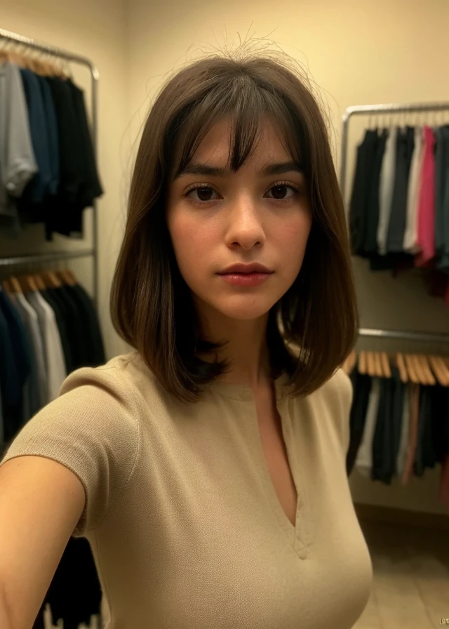 a (selfie:1.2) of a pretty (young:1.5) 1girl, (teenage:1.5), Skin luster, Rembrandt lighting,  
wearing counseling psychologist outfits, (infrared hair, retriever hair:1.36), Various postures, embarrassed, small breasts, 
in the (clothing store:1.4), her peaceful expression and gentle breathing create a calming atmosphere, natural skin texture, hyperrealism, hdr, hyperdetailed, RAW photo, photorealistic, best quality, highres, realistic, 8k, caustics, dynamic light, beautiful and delicate lips, delicate fingers, detailed pupil, real human skin,