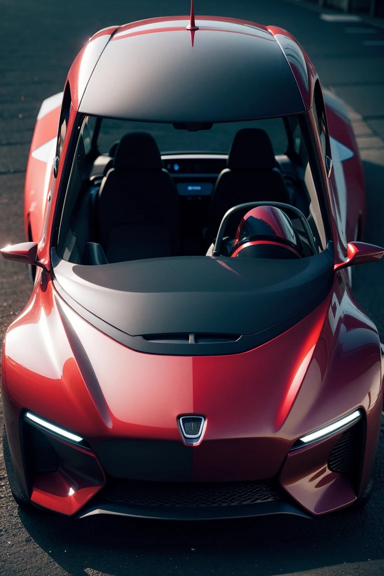 emauromin style, futuristic red vehicle, finely detailed, purism, ue 5, a computer rendering, minimalism, octane render, 4k <lora:eddiemauroLora2:0.8>