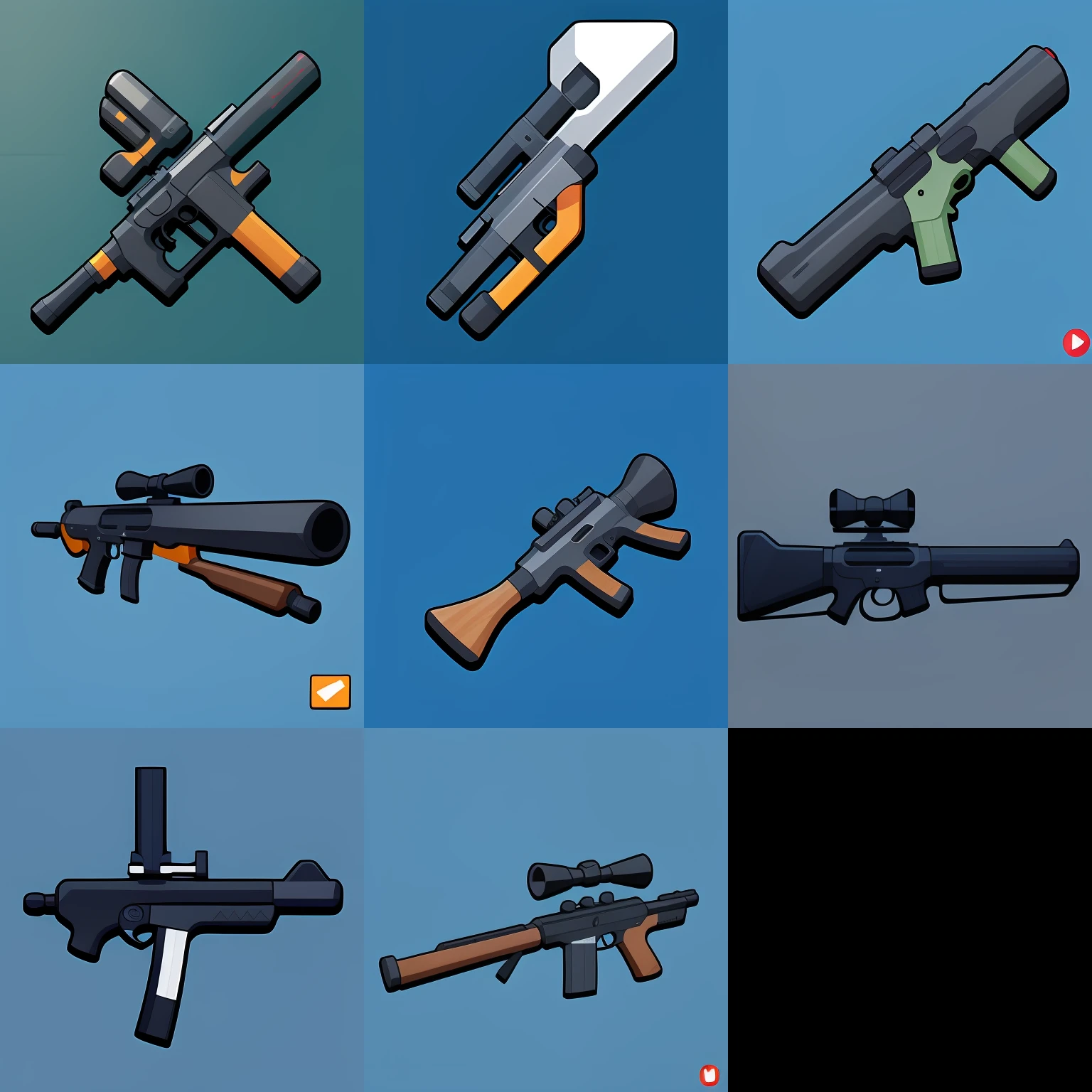 Fcartoon,Sniper Rifle, <lora:GameIconResearch_omkt_Lora:0.6>