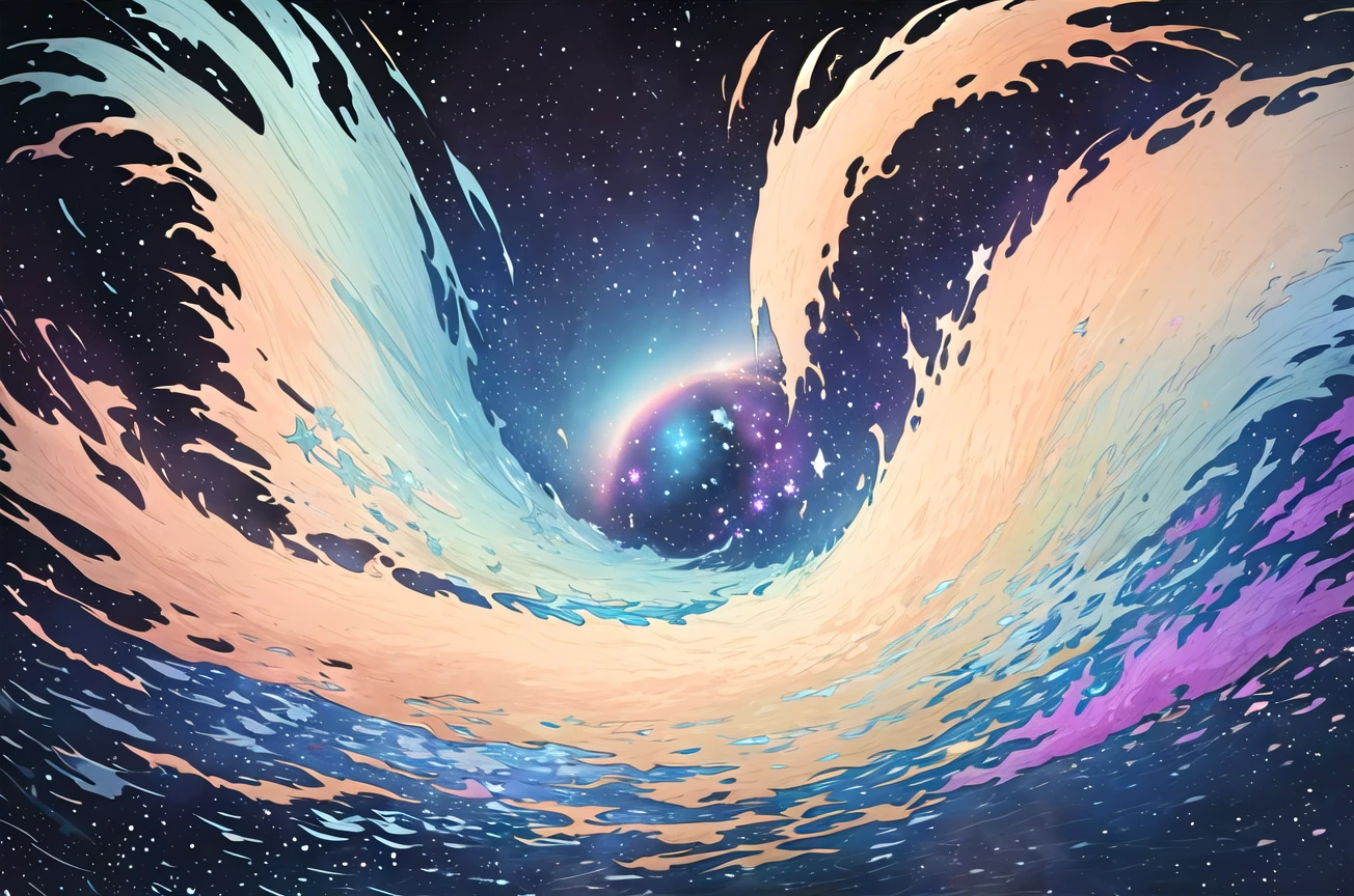 (The Starry Night\(Vincent Willem van Gogh\))
[(Lots of flowers, Yggdrasil:1.4):(Many colorful galaxies):0.3]
(Colored ink), splashy ink, flowing, melting, spattered ink
Many galaxies, 6 Spin (colorful stars cluster+vortex), another 9 Spin (colorful stars cluster+vortex)
(wide colorful sea, Glowing sea water)
Spin, fantasy