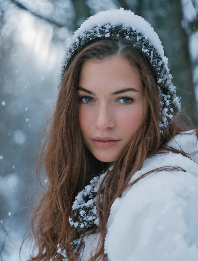 closeup, woman, snow forest, ag200  <lora:Analog Style Agfa:0.6>   <lora:Carr Otis:0.5>