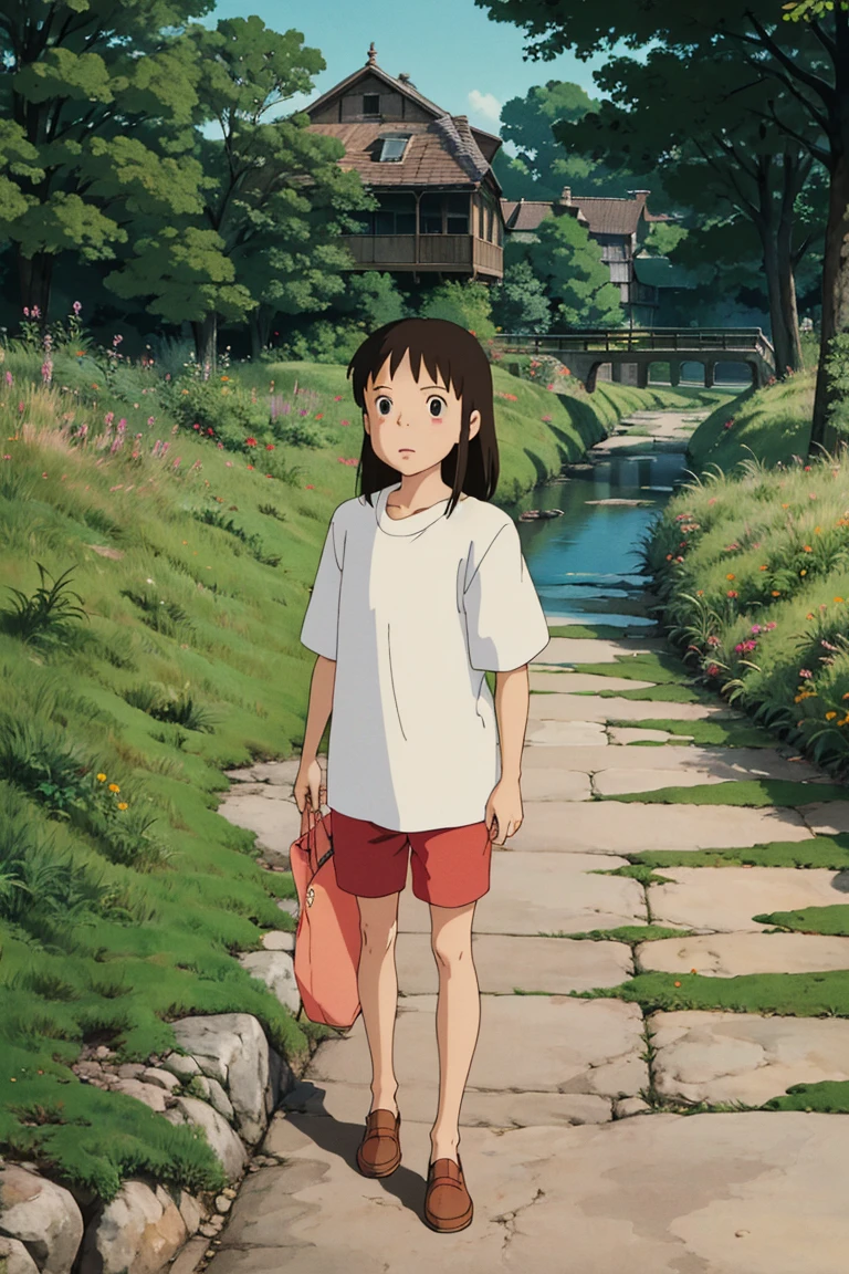 1girl in ghibli style <lora:studioGhibliStyle_offset:1>