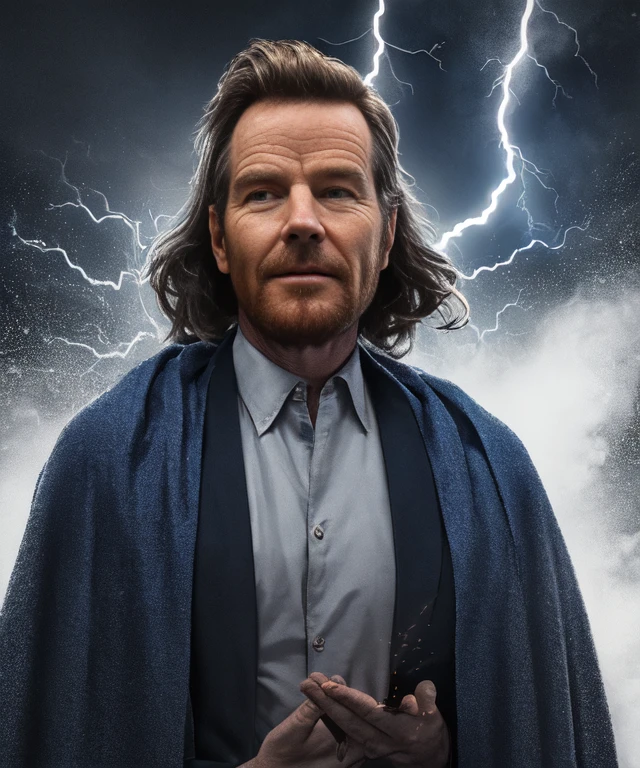 ultra detailed 8k cg, vintage photograph,  (1man,bryancranston,old male:1.2), frail, brown eyes, gray hair, long mustache, (style-swirlmagic:1.0), portrait, looking up, solo, upper body, detailed background, 1001ArabianNights theme:1.1) determined, focusing, pursed lips, mage, casting spell, dark clouds, (dark blue lightning), floating particles, arms raised, dark brown robe, hair flowing in the wind, magic crystal ball, arcane spell, mana, grim dark realistic lighting, battlefield in background
<lora:bryancranston:0.9>