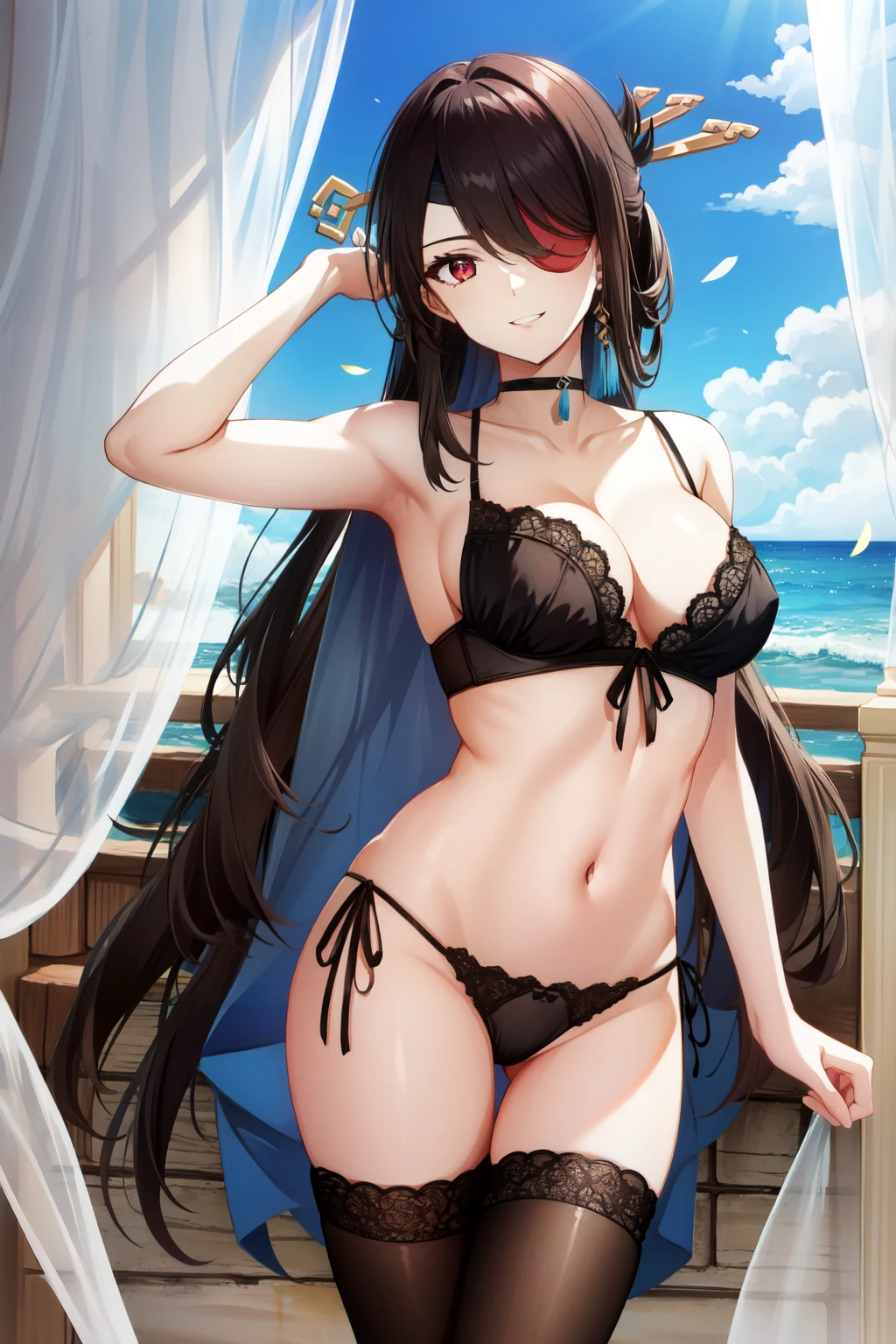 masterpiece, best quality, ultradetailed, perfect face, beautiful, bikini