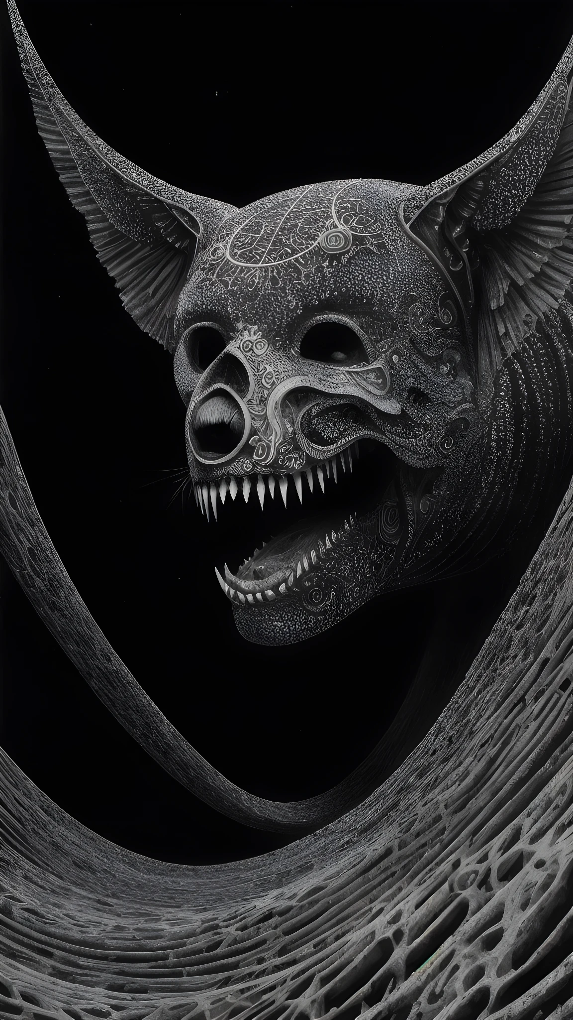 methurlant, mountain, blood moon,bat, (intricate, atmospheric, surreal, gritty, cinematic, stylized, contrast, comic, eerie, stylized, cybernetic, futuristic, dystopian), Dawn, Art Deco, (Secondary colors:1.1), (Perspective:1.1), (bat:1.1), (moon:1.2) , ultra detailed, intricate, oil on canvas, dry brush, (surrealism:1.1), (disturbing:1.1), Cthulhu, lovecraft cthulhu, lovecraftian style, cult of cthulhu, gradient color, jungle, antichrist cross, Cross of Saint Peter, dynamic pose, sharp glowing eyes, green eyes, flams on eyes, flame eye, neon green eyes, (digital illustration, Duy Huynh ), Jackson Pollock (masterpiece, best quality, beautiful and aesthetic:1.2), cinematic, masterpiece, best quality, detailed, highest quality, ultra detailed, highres, cinematic light, splendid and colorful, out of focus, RAW photograph, art portrait, high contrast, colorful, highest details, neon color, red bloody veins growing and intertwining out of the darkness, oozing thick red blood, veins growing and pumping blood, vascular networks growing, connecting, explanding, red veins everywhere, zdzislaw beksinski, a mind flayer, (Muted colors:1.1), (Repetition:1.1), (Cross-hatching:1.1), (Infrared:1.2), yellow rust, Hypercube ultra detailed, intricate, oil on canvas, ((dry brush, ultra sharp)), (surrealism:1.1), (disturbing:1.1), beksinski style painting