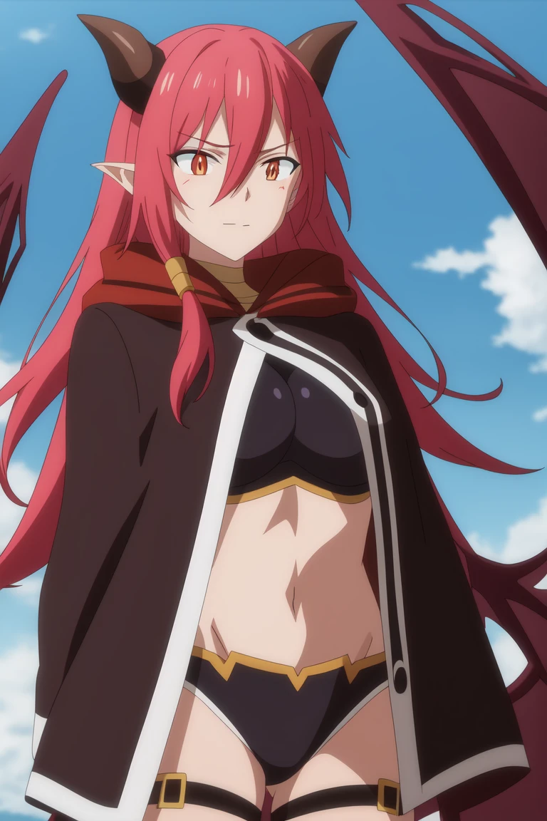arnes, succubus_in_jacket <lora:Bakuen_arnes_v1:0.7>, 8k, masterpiece, absurdres, anime,