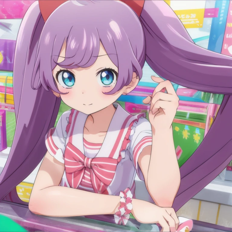 best quality,solo,looking at viewer,close up,
lala,twintails,bow ,school uniform
, <lora:epoch-000012:1>