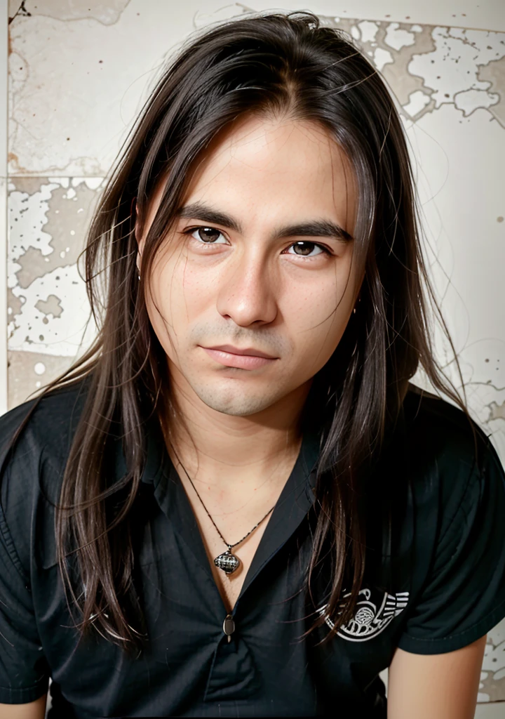 (AndreMatosQuiron person), (best quality:1.1), (realistic:1.1) (detailed:1.1),
1boy, facial hair,black eyes, long hair, <lora:quiron_AndreMatos_v1_lora:0.9>