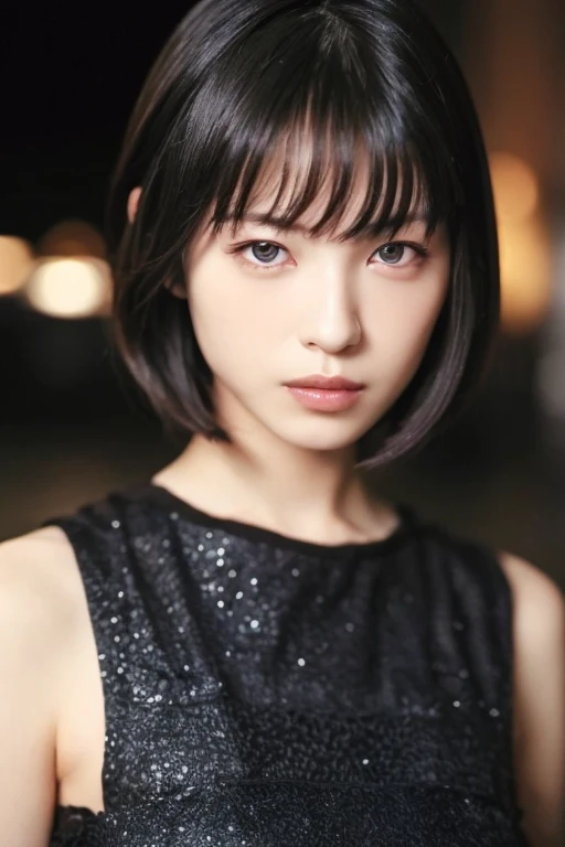 , Long winded [Blue-black:.3] hair,View your viewers, (masterpiece:1.3), (8k, Realistic, RAW Photos, Highest quality: 1.4), Japanese, (One girl), Beautiful Face, (Realistic Face), (black hair, short hair:1.3), beautiful hairstyle, Realistic eyes, Beautiful attention to detail, (Realistic Skin), Beautiful Skin, Charm, Ultra-high resolution, Ultra-realistic, Very detailed, Golden Ratio,