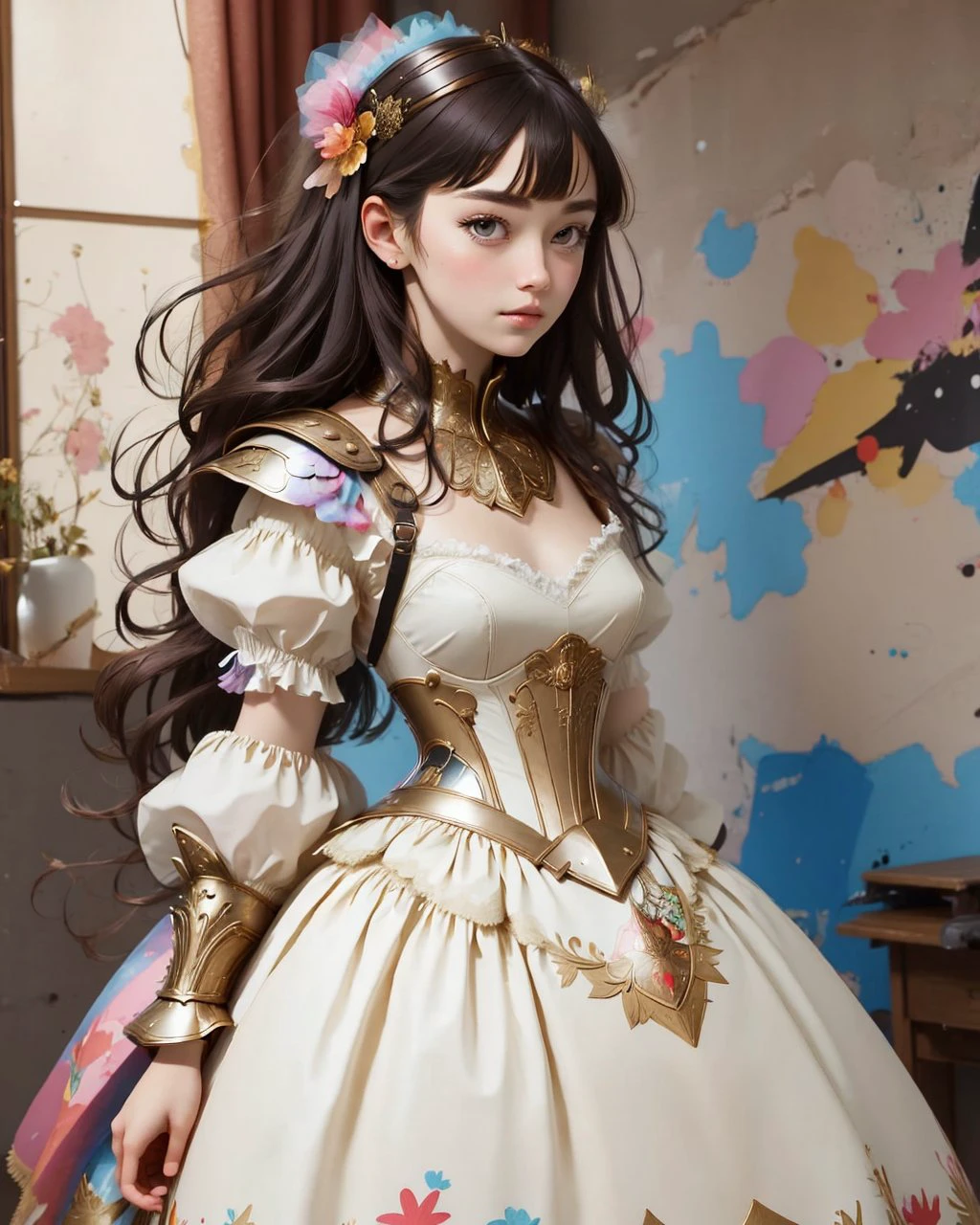 best quality,masterpiece,highly detailed,ultra-detailed,1girl,armored_dress,armored dress,
<lora:armored_dress:1>