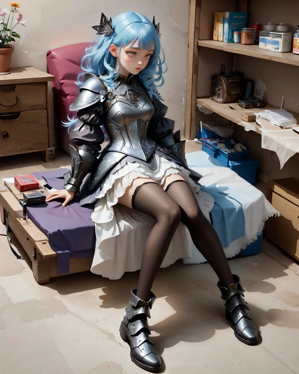 best quality,masterpiece,highly detailed,ultra-detailed,1girl,armored_dress,armored dress,
<lora:armored_dress:1>