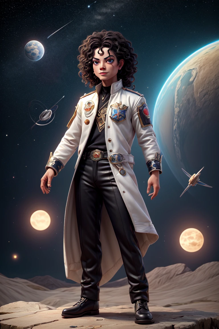(masterpiece, best quality:1.4), michael jackson, cbzbb, detailed, fantasy, dreamlike, surrealism, super cute, trending on artstation,Space Stage,<lora:more_details:0.6>,<lyco:GoodHands-beta2:0.5>,