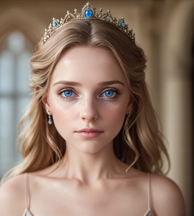 princess, ,cinematic, , grain moviestle, (2023s)1girl, realistic , (8k, RAW photo, best quality, masterpiece:1.2), (realistic, photo-realistic:1.33), best quality, detailed eyes blue, cute,natural lighting, depth of field, film grain, wrinkled skin, sharp,