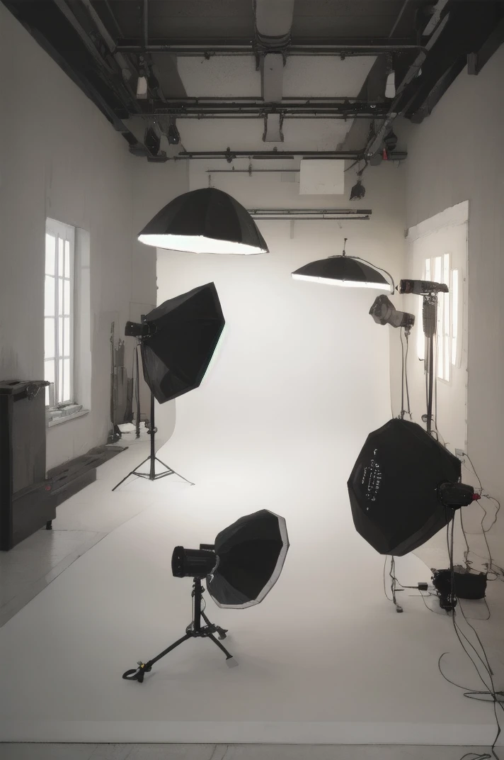 masterpiece, best quality, ultra-detailed, illustration,
photostudio, shooting light, chair, indoors, cable, light, cyclorama, white cyclorama,
<lora:Photo_Studio_V3:1:XYZ>