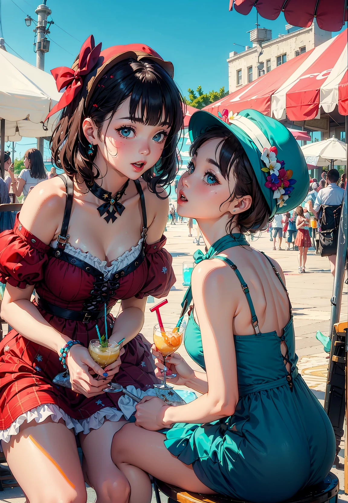 🎈🍦🍹❤🔆🕡(😘👩🎀👗⚜👒🥿👡🩲💅)🎪🎢🎡🎠