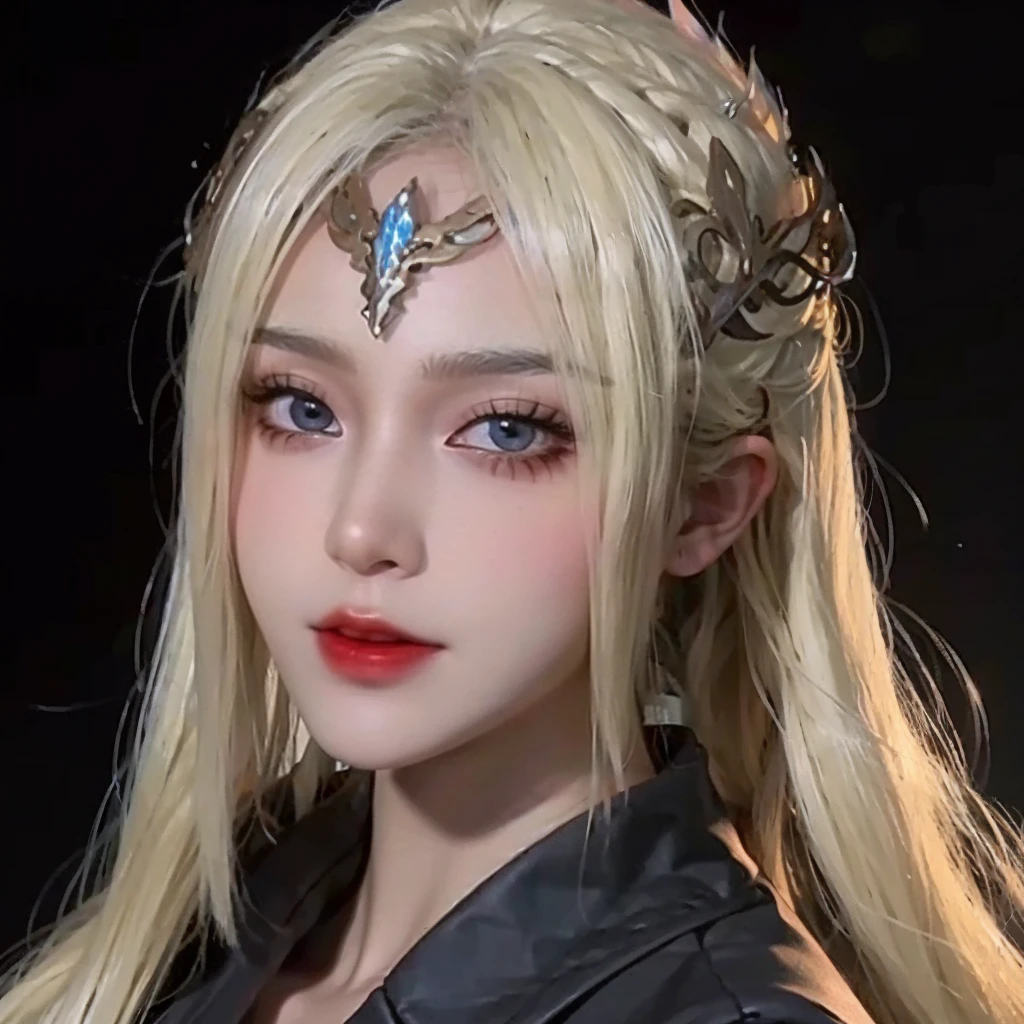 (Top image quality、 top-quality、Detailed picture、8K、Luster)、(Witches、A MILF、Sexy woman in armor)、(bikini-armor、dress armor)、(SEX pose、fascination pose、Seduction Pose with Erotic face)、(pure white hair、big blue eyes, eyes same size, red lips、Too luxurious hair ornament、sexy body covered in jewels)、Fantastical、Mystical、Charming, No shadow of philtrum area.