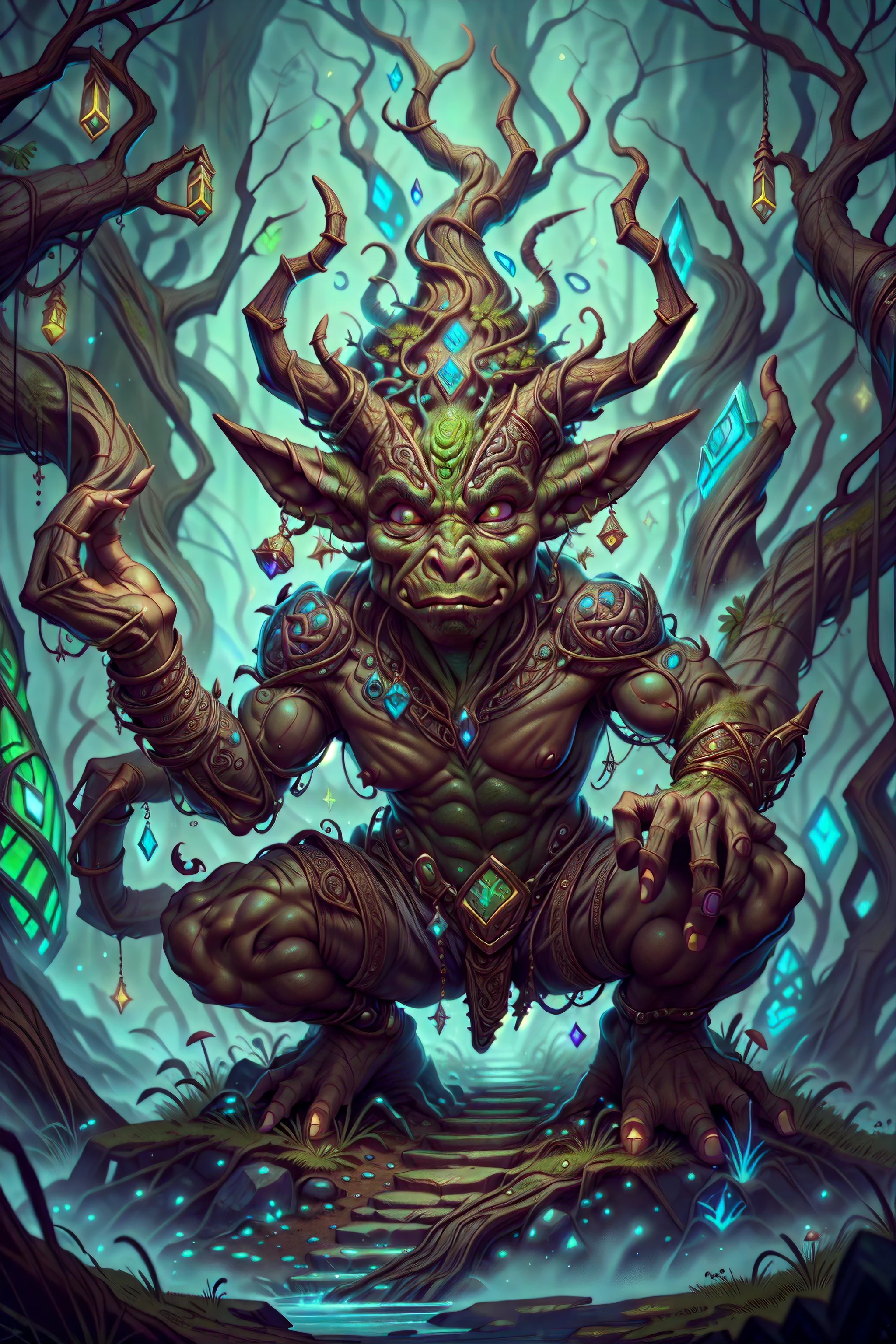 <lora:DruidMagicAI:1> DruidMagicAI Goblin, detailed, intricate