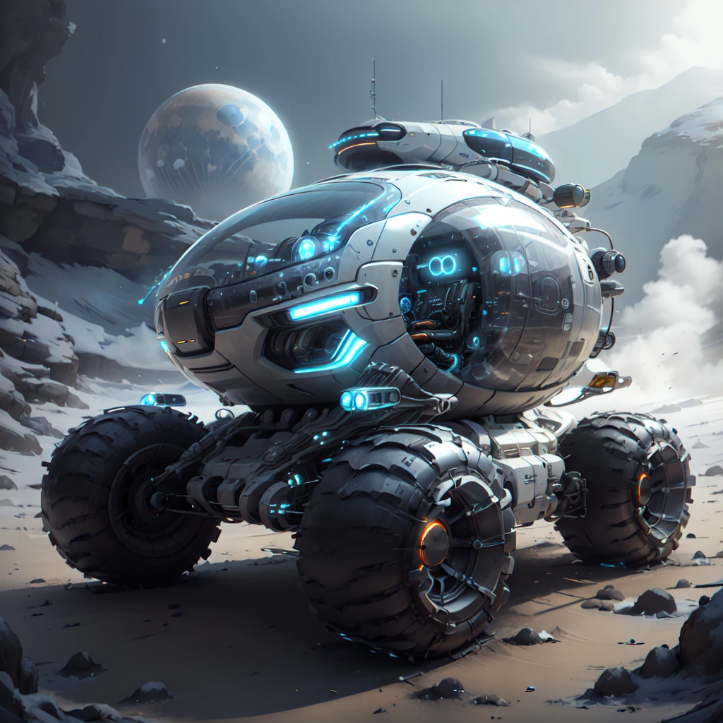 <lora:LunarPunkAI:.9> LunarPunkAI futuristic car, detailed, intricate