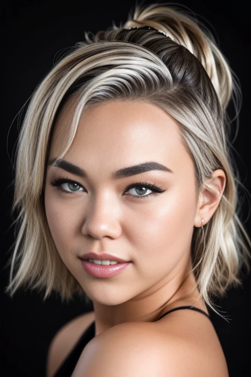 portrait of DEN_emma_rose in front of a plain black background,
photorealistic, high detail, detailed,