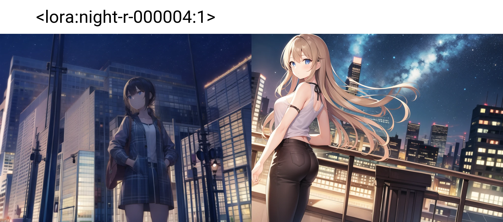 1girl,city,night, <lora:night-r-000004:1>
