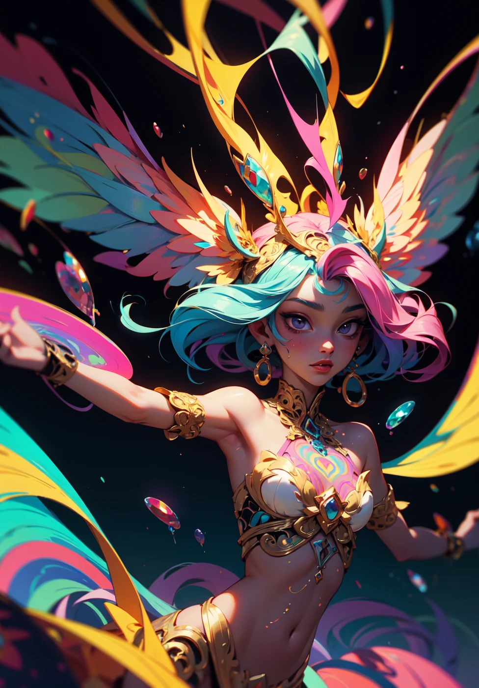 art:(ethereal painting:2, colorful:1.35, chromatic aberration:2), background:(elaborate, intricate, darker:0.95, psychedelic:2), (delirium:1.7), ((psychedelic trip:1.8)) on peyote, (greatest truths be told through entheogen:1.8), (best piece of beautiful art made in trance:1.5), /BREAK/ //+ text variation