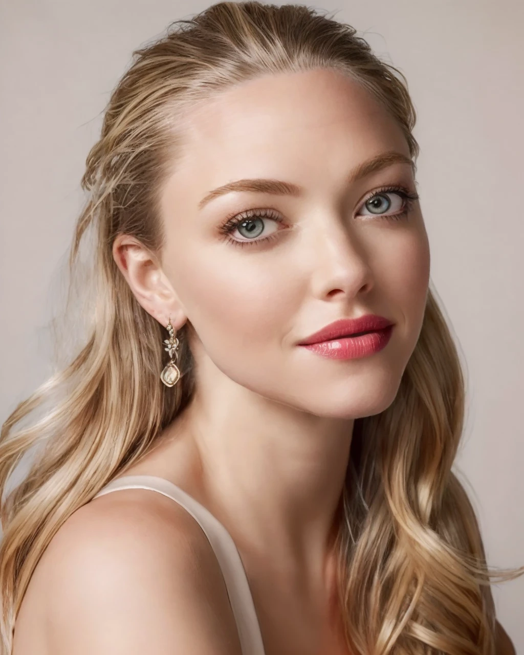 best quality, amanda_seyfried, 1girl, solo, long hair, looking at viewer, blonde hair, earrings, lips, <lora:amanda_seyfried_v2:0.7>